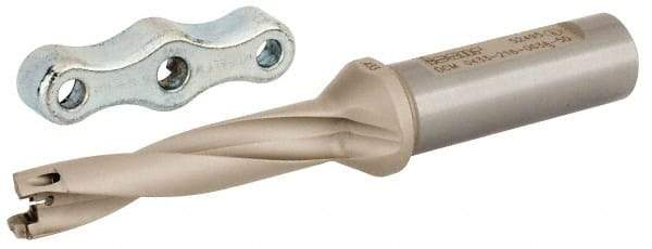 Iscar - 0.433 to 0.449" Diam, 5xD, 1.3" Max Depth, 5/8" Shank Diam, Replaceable Tip Drill - IDI Insert, 11 Seat Size, DCM Toolholder, Series ChamDrill - Apex Tool & Supply