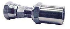Dixon Valve & Coupling - 3/8 NPSM, Reusable Hose Female Swivel Fitting - 1/4" Hose ID x 5/8" Hose OD - Apex Tool & Supply