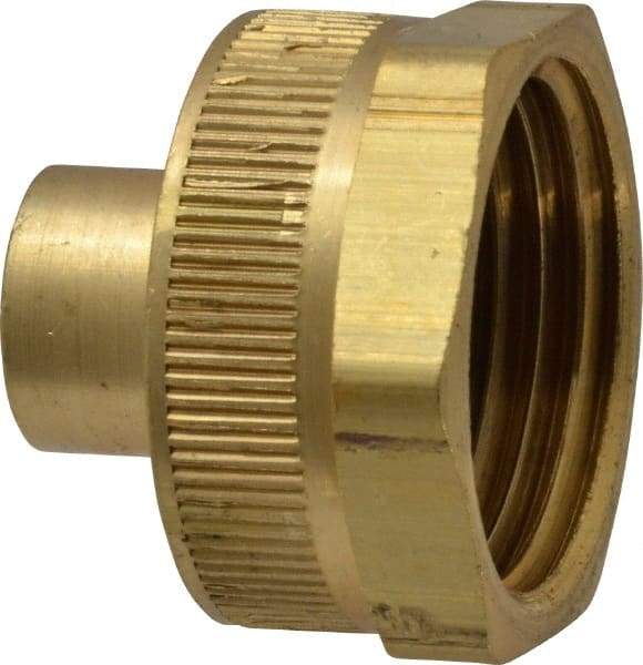 Dixon Valve & Coupling - 1/8 NPTF & 3/4 NH Garden Hose Fitting - Brass, Female Hose to Female Pipe Connector - Apex Tool & Supply