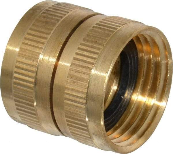 Cerro - 3/4 NH Garden Hose Fitting - Brass, Female Hose to Female Hose Swivel Connector - Apex Tool & Supply