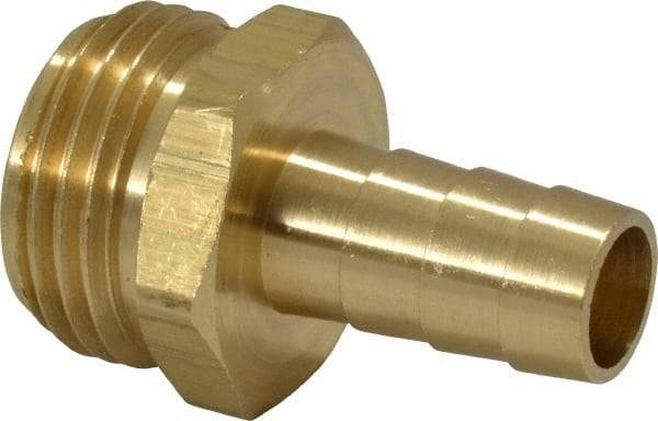 Dixon Valve & Coupling - 3/4 NH Garden Hose Fitting - Brass, Short Shank Male Connector - Apex Tool & Supply