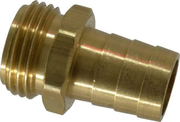 Dixon Valve & Coupling - 3/4 NH Garden Hose Fitting - Brass, Short Shank Male Connector - Apex Tool & Supply