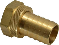 Dixon Valve & Coupling - 1 NH Garden Hose Fitting - Brass, Standard Shank Female Swivel Connector - Apex Tool & Supply