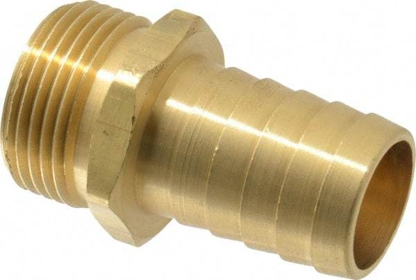 Dixon Valve & Coupling - 1 NH Garden Hose Fitting - Brass, Standard Shank Male/Female Set Connector - Apex Tool & Supply