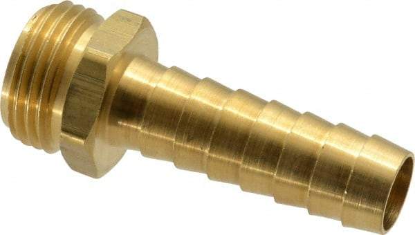 Dixon Valve & Coupling - 3/4 NH Garden Hose Fitting - Brass, Long Shank Male Connector - Apex Tool & Supply