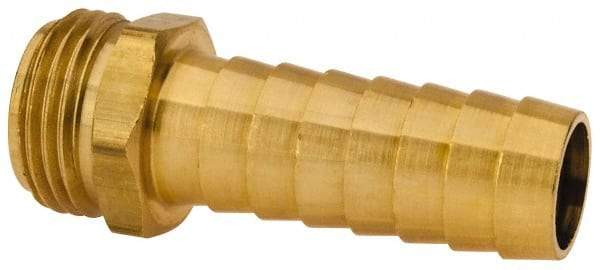Dixon Valve & Coupling - 3/4 NH Garden Hose Fitting - Brass, Long Shank Male Connector - Apex Tool & Supply