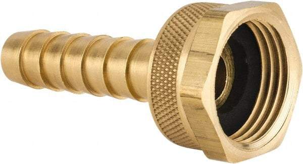 Dixon Valve & Coupling - 3/4 NH Garden Hose Fitting - Brass, Long Shank Female Swivel Connector - Apex Tool & Supply