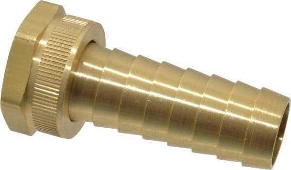 Dixon Valve & Coupling - 3/4 NH Garden Hose Fitting - Brass, Long Shank Female Swivel Connector - Apex Tool & Supply