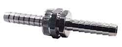 Dixon Valve & Coupling - 1 NH Garden Hose Fitting - Brass, Long Shank Male/Female Set Connector - Apex Tool & Supply