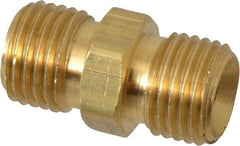Dixon Valve & Coupling - 1/4 Male Thread, Brass Industrial Pipe Hex Nipple - MNPSM, 1,000 psi - Apex Tool & Supply