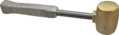 American Hammer - 5 Lb Head 2" Face Brass Head Hammer - 13-1/2" OAL, Aluminum Handle - Apex Tool & Supply