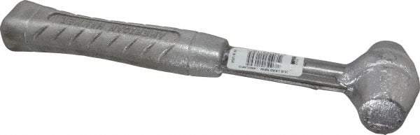 American Hammer - 2 Lb Head 1" Face Lead Alloy Nonmarring Lead Hammer - 11-1/2" OAL, Aluminum Handle - Apex Tool & Supply