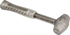 American Hammer - 3 Lb Head 1-1/2" Face Lead Alloy Nonmarring Lead Hammer - 12" OAL, Aluminum Handle - Apex Tool & Supply