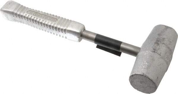 American Hammer - 7 Lb Head 2" Face Lead Alloy Nonmarring Lead Hammer - 13-1/2" OAL, Aluminum Handle - Apex Tool & Supply