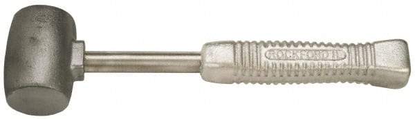 American Hammer - 5 Lb Head 2" Face Zinc Aluminum Alloy Nonmarring Hammer - 13-1/2" OAL - Apex Tool & Supply