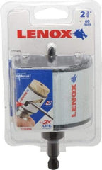 Lenox - 2-5/8" Diam, 1-1/2" Cutting Depth, Hole Saw - Bi-Metal Saw, Toothed Edge - Apex Tool & Supply