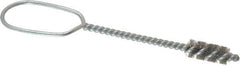 Schaefer Brush - 7/16 Inch Actual Brush Diameter, 1/4 Inch Inside Diameter, Carbon Steel, Plumbing, Hand Fitting and Cleaning Brush - 3/8 Refrigeration Outside Diameter, 1 Inch Brush Length, 11/64 Inch Trim Length, 0.005 Wire, Oval Formed Wire Handle - Apex Tool & Supply