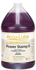 Accu-Lube - Accu-Lube Power Stamp II, 1 Gal Bottle Stamping Fluid - Water Soluble, For Machining - Apex Tool & Supply