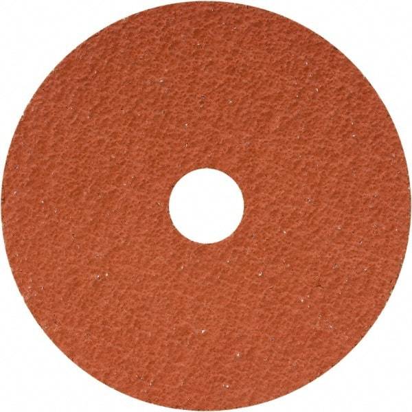 Camel Grinding Wheels - 7" Diam 7/8" Hole 36 Grit Fiber Disc - Medium Grade, Ceramic, 8,600 Max RPM - Apex Tool & Supply