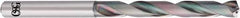 OSG - 6.3mm 140° Solid Carbide Jobber Drill - EgiAs Finish, Right Hand Cut, Spiral Flute, Straight Shank, 109mm OAL - Apex Tool & Supply