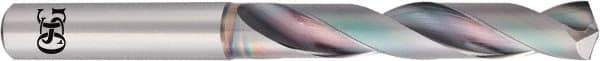 OSG - 17.5mm 140° Solid Carbide Jobber Drill - EgiAs Finish, Right Hand Cut, Spiral Flute, Straight Shank, 143mm OAL - Apex Tool & Supply