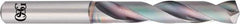 OSG - 17.5mm 140° Solid Carbide Jobber Drill - EgiAs Finish, Right Hand Cut, Spiral Flute, Straight Shank, 143mm OAL - Apex Tool & Supply