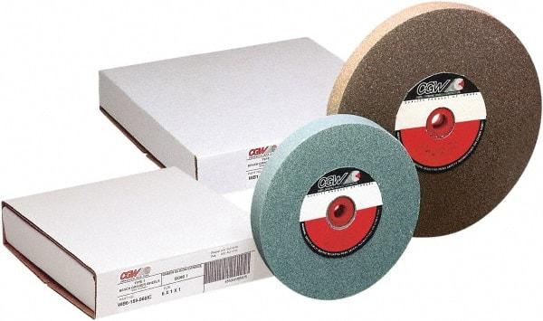 Camel Grinding Wheels - 80 Grit Aluminum Oxide Bench & Pedestal Grinding Wheel - 8" Diam x 1" Hole x 1" Thick, 3600 Max RPM, Vitrified Bond - Apex Tool & Supply