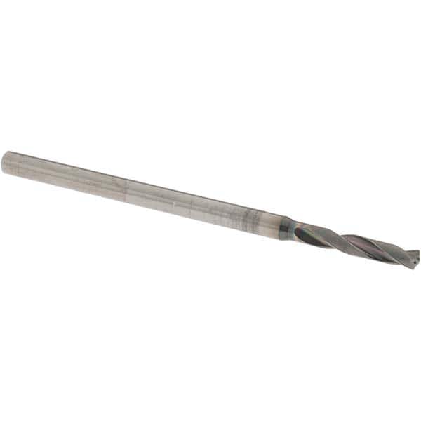 OSG - 3.3mm 140° Spiral Flute Solid Carbide Screw Machine Drill Bit - Apex Tool & Supply