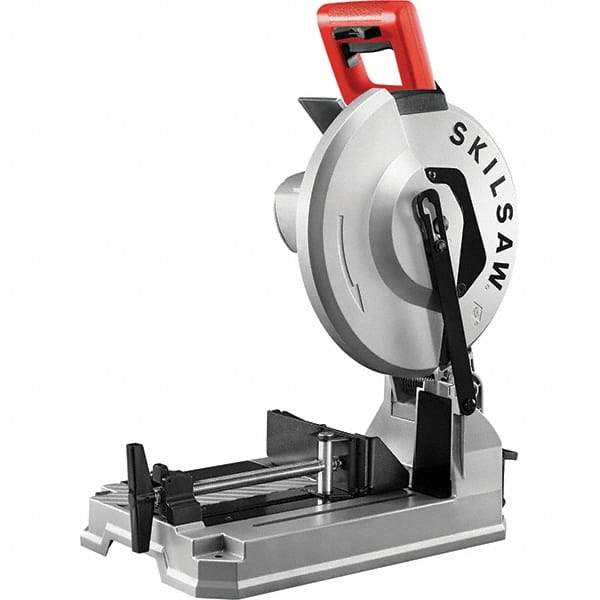 Skilsaw - 12" Blade Diam, 1" Arbor Hole, Straight Chop & Cut-Off Saw - 1 Phase, 1,500 RPM, 120 Volts, 4-1/2" Capacity in Pipe at 90° - Apex Tool & Supply