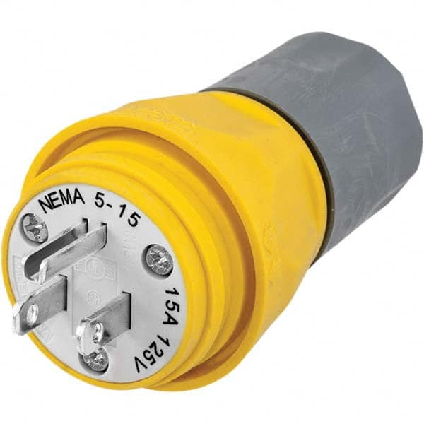Hubbell Wiring Device-Kellems - Straight Blade Plugs & Connectors Connector Type: Plug Grade: Industrial - Apex Tool & Supply