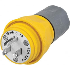 Hubbell Wiring Device-Kellems - Straight Blade Plugs & Connectors Connector Type: Plug Grade: Industrial - Apex Tool & Supply