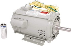 Leeson - 15 Max hp, 3,600 Max RPM, Crop Dryer Electric AC DC Motor - 230 V Input, Single Phase, 215TZ Frame, Rigid Base Mount, DPAO Enclosure - Apex Tool & Supply
