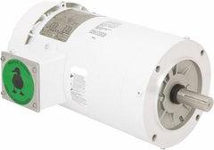 Leeson - 2 Max hp, 1,800 Max RPM, Premium Efficient Electric AC DC Motor - 230/460 V Input, Three Phase, 145TC Frame, C-Face Mount, TEFC Enclosure - Apex Tool & Supply