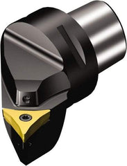 Sandvik Coromant - Left Hand Cut, Size C5, 7100713 Insert Compatiblity, Modular Turning & Profiling Cutting Unit Head - 35mm Ctr to Cutting Edge, 60mm Head Length, Through Coolant, Series CoroTurn Prime - Apex Tool & Supply