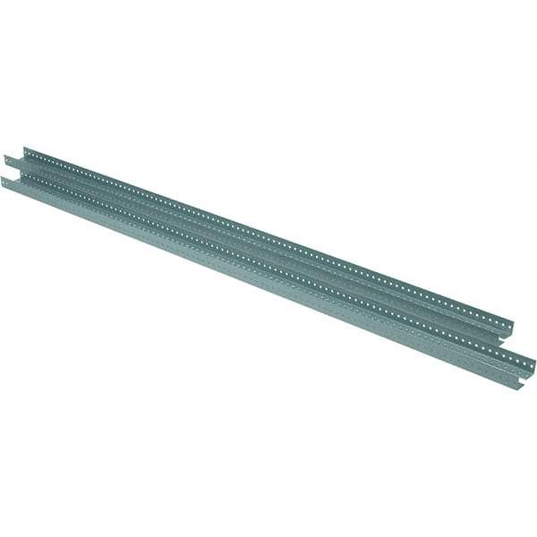 Value Collection - 1.92" Wide, 96 High, Open Shelving Accessory/Component - 13 Gauge Steel, Powder Coat Finish, Use with High Capacity Storage Racks - Apex Tool & Supply