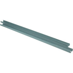 Value Collection - 1.92" Wide, 96 High, Open Shelving Accessory/Component - 13 Gauge Steel, Powder Coat Finish, Use with High Capacity Storage Racks - Apex Tool & Supply