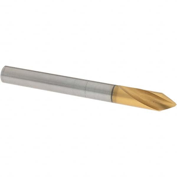 OSG - 8mm Body Diam, 60°, 81mm OAL, High Speed Steel Spotting Drill - Apex Tool & Supply
