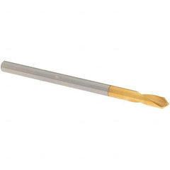 OSG - 3mm Body Diam, 90°, 48mm OAL, High Speed Steel Spotting Drill - Apex Tool & Supply