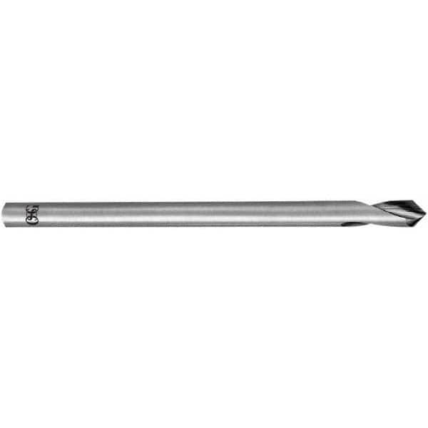 OSG - 3mm Body Diam, 90°, 75mm OAL, High Speed Steel Spotting Drill - Apex Tool & Supply