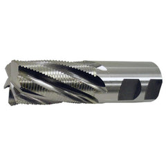 ‎1″ × 1″ × 1″ × 3-1/2″ RHS / RHC HSS-CO 8% (M42) 5-Flute Center-Cutting Fine Profile Roughing End Mill - Bright - Exact Industrial Supply