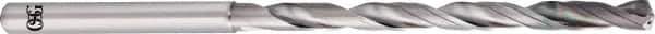 OSG - 2.7mm, 140° Point, Spiral Flute, Solid Carbide Taper Length Drill Bit - EgiAs Finish, 40mm Flute Length, 90mm OAL, Series 6530 - Apex Tool & Supply