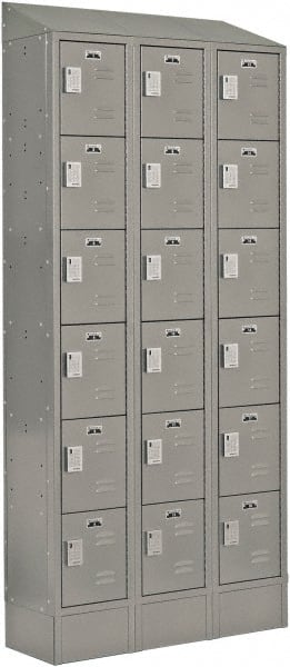 LockUp - 18 Door, 6 Tier, Electronic Access Lockers - Apex Tool & Supply