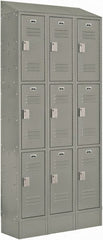 LockUp - 9 Door, 3 Tier, Electronic Access Lockers - Apex Tool & Supply