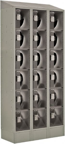 LockUp - 18 Door, 6 Tier, Electronic Access Lockers - Apex Tool & Supply