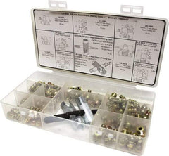 lumax - Grease Fitting Sets Standard of Measurement: Metric Material: Steel - Apex Tool & Supply