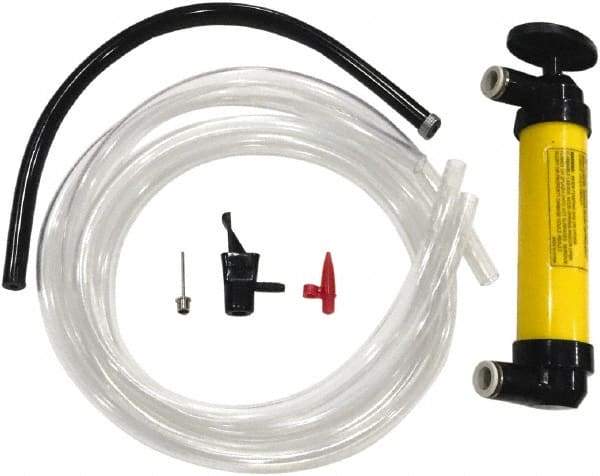 lumax - Oil & Fuel Lubrication 3 Gal/min Flow Polypropylene Lever Hand Pump - Use with Gasoline, Engine Oil & Oil-Based Fluids - Apex Tool & Supply