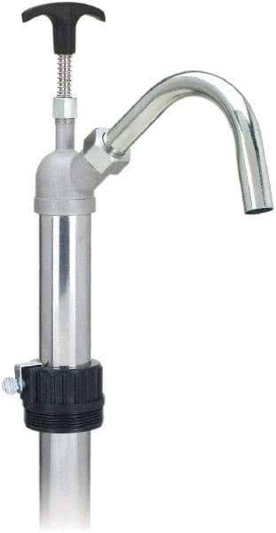 lumax - Oil Lubrication 0.17 Gal/Turn Flow Aluminum & Steel Lever Hand Pump - For 15 to 55 Gal Container - Apex Tool & Supply