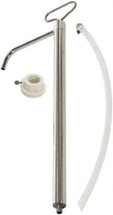 lumax - Water-Based Lubrication 0.06 Gal/Turn Flow Stainless Steel Lever Hand Pump - For 5 Gal Container - Apex Tool & Supply