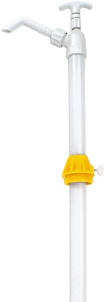 lumax - Oil Lubrication 0.06 Gal/Turn Flow Polypropylene Lever Hand Pump - For 15 to 55 Gal Container - Apex Tool & Supply
