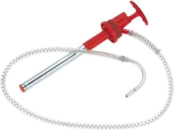lumax - Oil Lubrication 0.02 Gal/Turn Flow Plastic Lever Hand Pump - For 5 Gal Container - Apex Tool & Supply